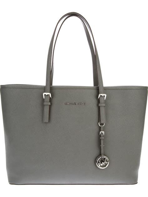 michael kors grey crinkle tote bag|Michael Kors clear crossbody bag.